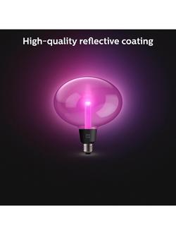 Philips Hue White & Colour Ambiance 6.5W E26 Smart LED Bulb - view 2, Clear