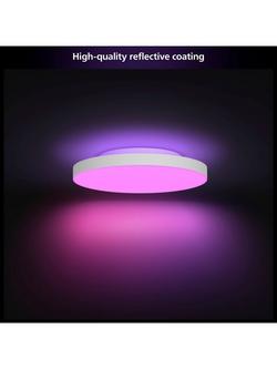 Philips Hue Datura Smart Ceiling Light Panel, 38cm - view 2, White