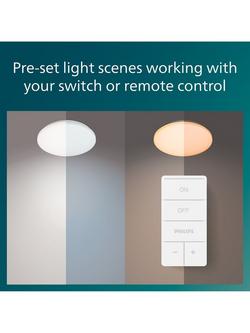 Philips Izso CL620 LED All-in-One Ceiling Light, White - view 2, White