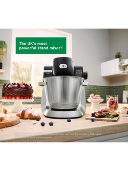 Bosch Series 6 Intelligent Sensing Integrated Scale Stand Mixer, Black - view 2, Black