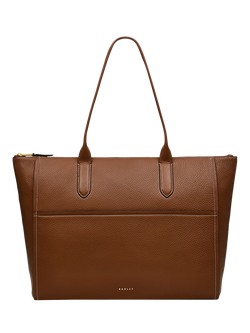 Radley Oak Street Leather Tote Bag, Saddle