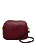 Radley Dukes Place Vegetable-Tanned Leather Crossbody Bag, Cranberry