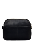 Dukes Place Leather Weave Medium Zip Top Crossbody Bag