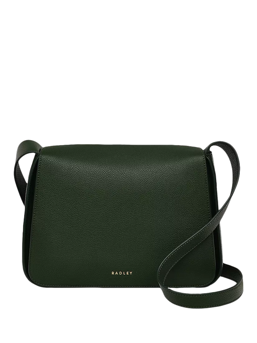 Radley Westwell Lane Medium Flapover Cross Body Bag Racing Green