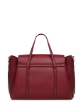 Radley The Chancery Leather Medium Flap Over Grab Bag, Cranberry