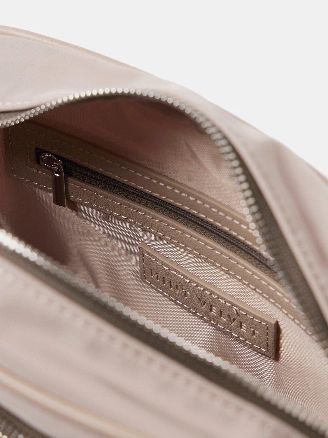 Product image 4 of 5, which shows Mint Velvet Nylon Crossbody Bag, Natural