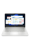 HP 14s-dq5013na Laptop, Intel Core i3 Processor, 4GB RAM, 128GB SSD, 14” Full HD, Natural Silver