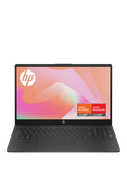 HP 15-fc0016na Laptop, AMD Ryzen 7 Processor, 8GB RAM, 512GB SSD, 15.6" Full HD, Jet Black