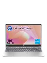 HP Pavilion SE 15-fd0051na Laptop, Intel Core i3 Processor, 8GB RAM, 256GB SSD, 15.6” Full HD, Natural Silver