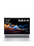 HP ENVY 17-da0003na Laptop, Intel Core Ultra 5 Processor, 16GB RAM, 512GB SSD, 17.3” Full HD Touchscreen, Glacier Silver