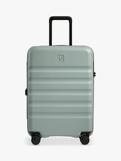 Antler Icon Stripe 4-Wheel 68cm Medium Expandable Suitcase - view 2, Mist Blue
