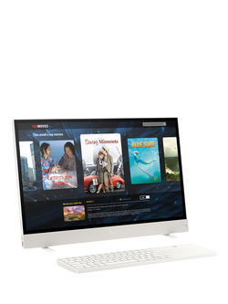 HP Envy Move 24-cs0003na All-in-One Desktop PC, Intel Core i5 Processor, 16GB RAM, 1TB SSD, 23.8” QHD, Shell White, Shell White
