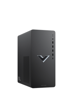 Victus by HP 15L Desktop Gaming PC, Intel Core i5 Processor, 16GB RAM, RTX 3050, 512GB SSD, Mica Silver - view 2, Mica Silver
