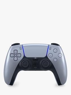 PlayStation 5 DualSense Wireless Controller, Silver, Silver