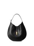 Polo Ralph Lauren Polo ID Leather Shoulder Bag, Black