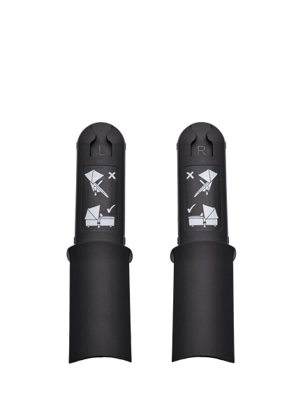Bugaboo Fox 5 Bassinet Height Adapter, Black, Black