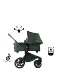 Bugaboo Fox5 Noir Limited Edition All Terrain Comfort Stroller, Midnight Green