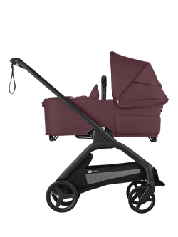 Bugaboo Dragonfly Carrycot, Dark Cherry - view 2, Black Cherry