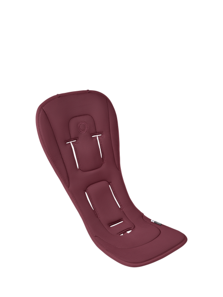 Bugaboo Dual Comfort Seat Liner, Dark Cherry