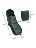 Bugaboo Fox 5 Noir Limited Edition Footmuff, Midnight Green