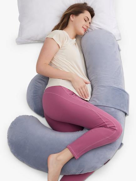 Momcozy F-Shaped Maternity Body Pillow - view 2, Multi