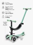 Micro Scooters 4-In-1 Mini Micro Push Along Light Up Wheels Scooter