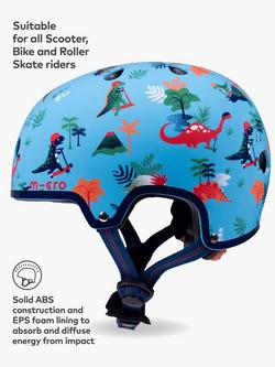 Micro Scooters Kids' Dinosaur Bike/Scooter Safety Helmet, Small - view 2, Multi