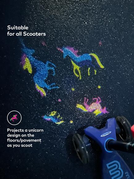 Micro Scooters Unicorn Floor Light - view 2, Multi