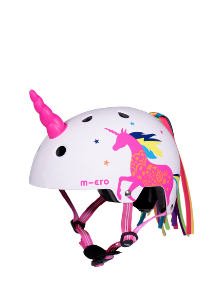 Micro Scooters 3D Unicorn Kids' Bike/Scooter Helmet, Pink/Multi, Pink/Multi