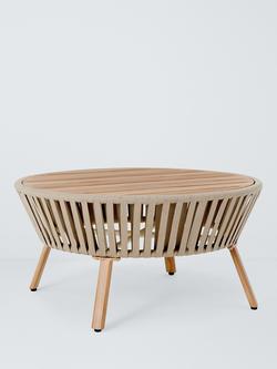 John Lewis Flat Rope Weave Garden Coffee Table, 