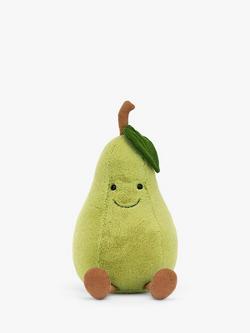 Jellycat Amuseable Pear Soft Toy, Green