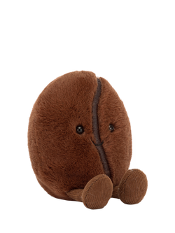 Jellycat Amuseables Coffee Bean Soft Toy, Brown