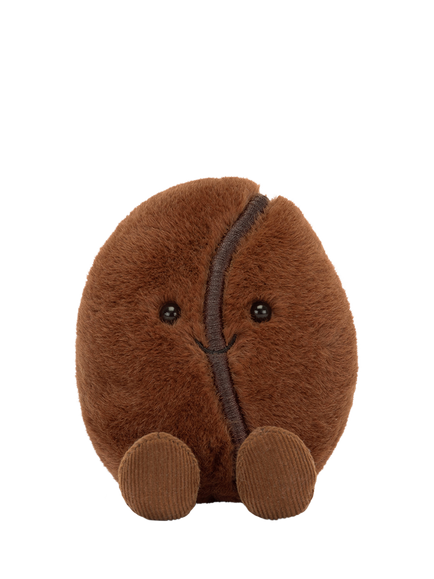Jellycat Amuseables Coffee Bean Soft Toy - view 2, Brown
