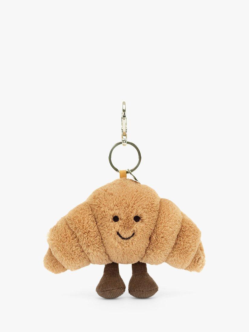 Product image 1 of 3, which shows Jellycat Amuseables Croissant Bag Charm
