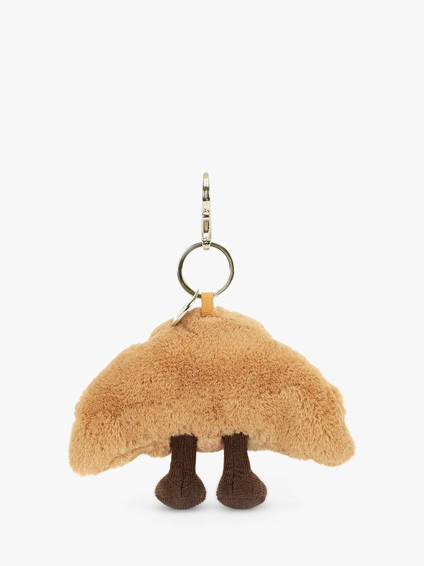 Product image 3 of 3, which shows Jellycat Amuseables Croissant Bag Charm