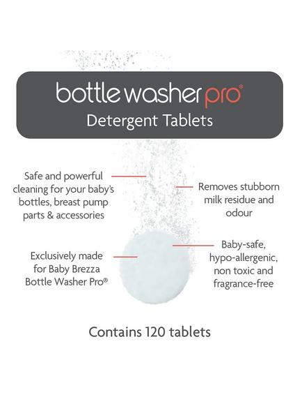 Baby Brezza Bottle Washer Pro Detergent Tablets, Pack of 120 Tablets - view 2, Neutral