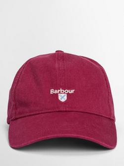Barbour Cascade Sports Cap, Washed Raspberry - view 2, Washed Raspberry