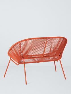 John Lewis Salsa 2-Seater Garden Sofa - view 2, Burnt Orange