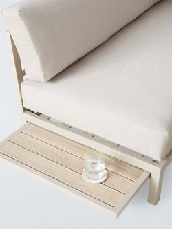 John Lewis Platform Modular 4-Seater Garden Lounging Set - view 2, Taupe