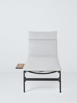 John Lewis Platform Sun Lounger, Grey - view 2, 