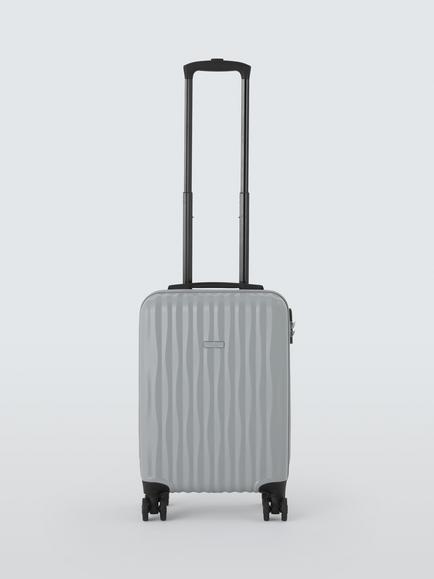 John Lewis Rimini 55cm Cabin Case, Charcoal, Charcoal