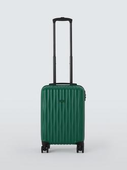 John Lewis Rimini 55cm Cabin Case, Dark Green, Dark Green