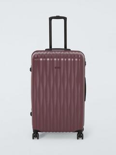 John Lewis Rimini 79cm Large Suitcase, Burgundy