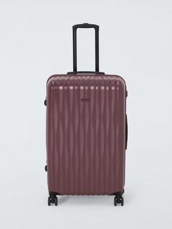 John Lewis Rimini 79cm Large Suitcase, Burgundy, Burgundy