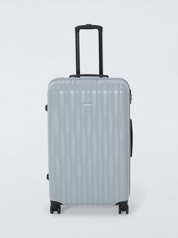 John Lewis Rimini 79cm Large Suitcase, Charcoal, Charcoal