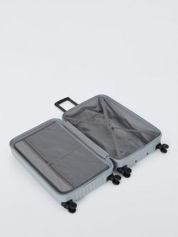 John Lewis Rimini 79cm Large Suitcase, Charcoal - view 2, Charcoal