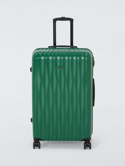 John Lewis Rimini 79cm Large Suitcase, Dark Green, Dark Green