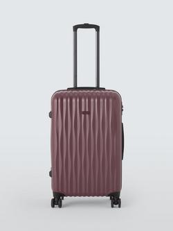John Lewis Rimini 66cm Medium Suitcase, Burgundy, Burgundy
