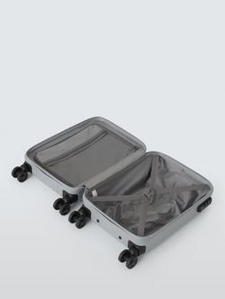 John Lewis Rimini 66cm Medium Suitcase, Charcoal - view 2, Charcoal