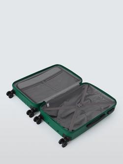 John Lewis Rimini 66cm Medium Suitcase, Dark Green - view 2, Dark Green